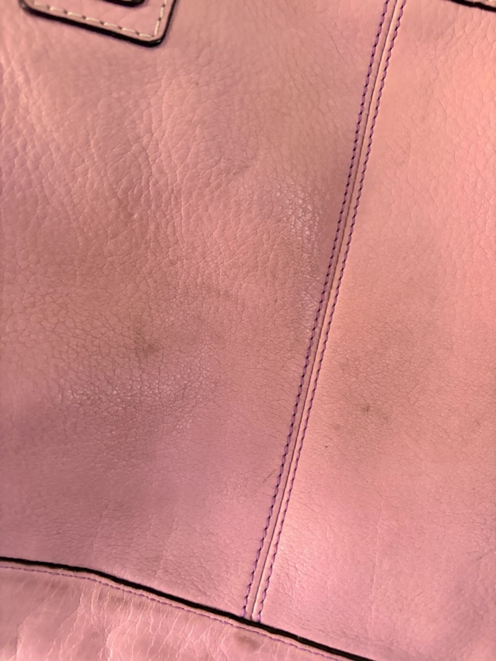 Lavender Coach leather purse - Picture 7 of 9